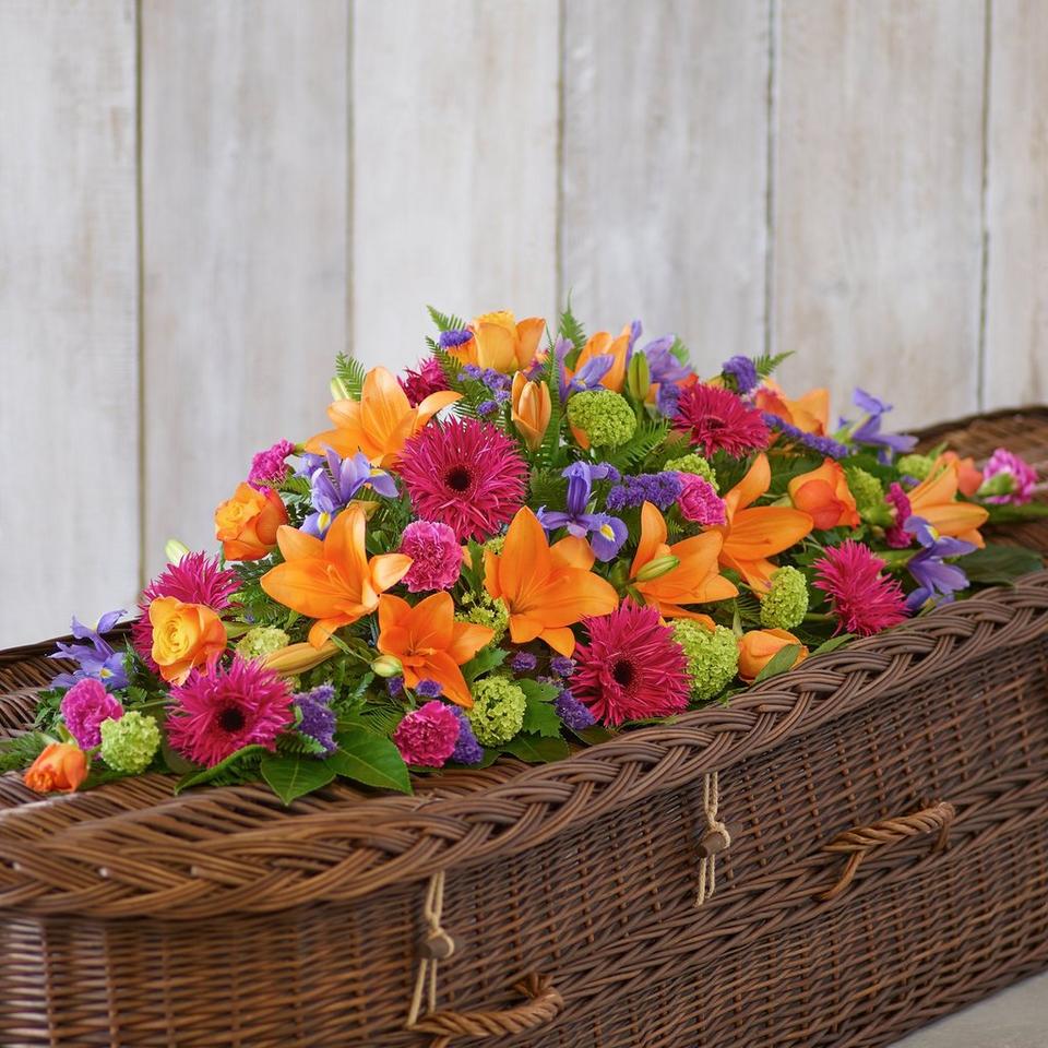 Vibrant Casket Spray