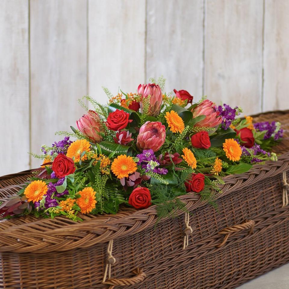 Tropical Casket Spray