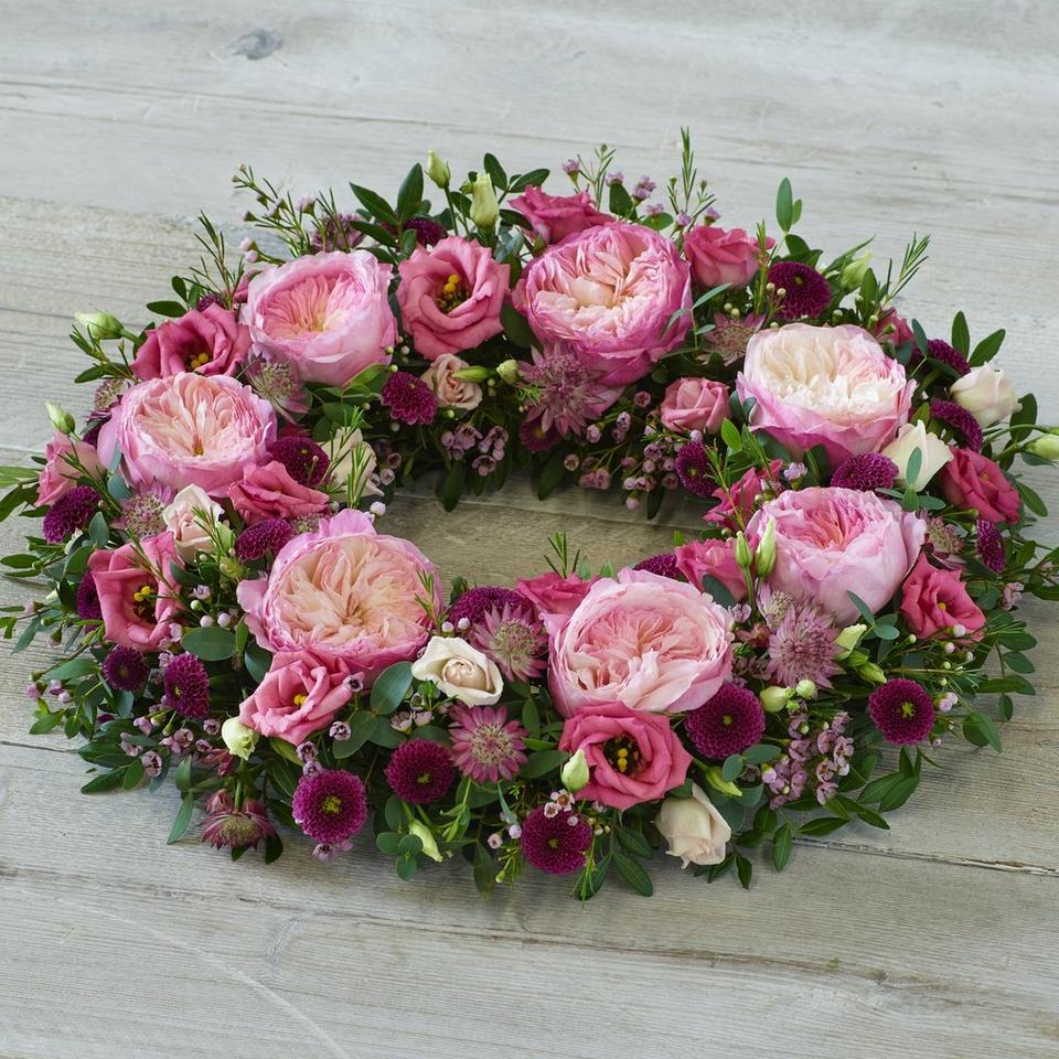 Garden Rose Wreath
