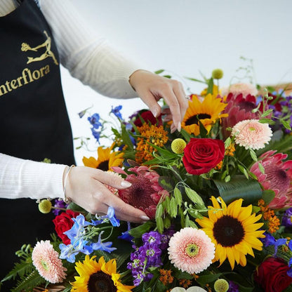 Natural Vibrance Casket Spray