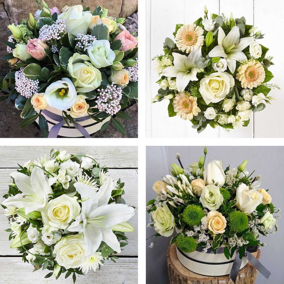 Hatbox made with the finest flowers