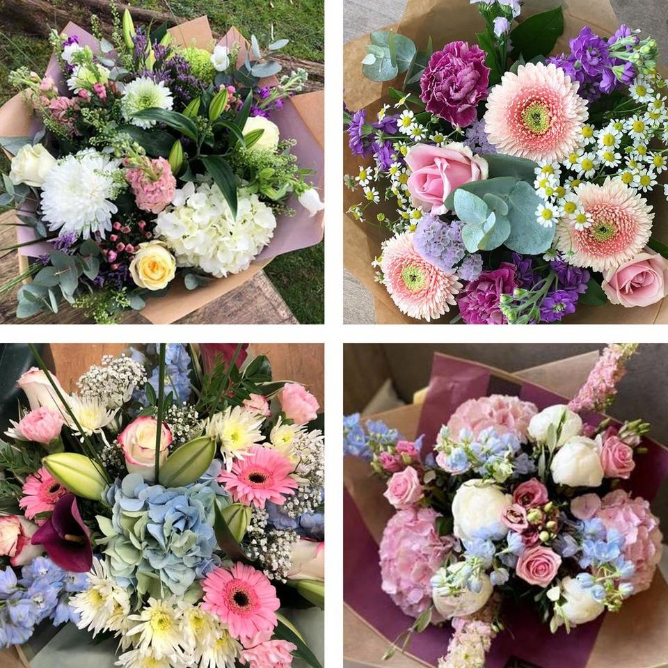 Hand-tied bouquet made with the finest flowers