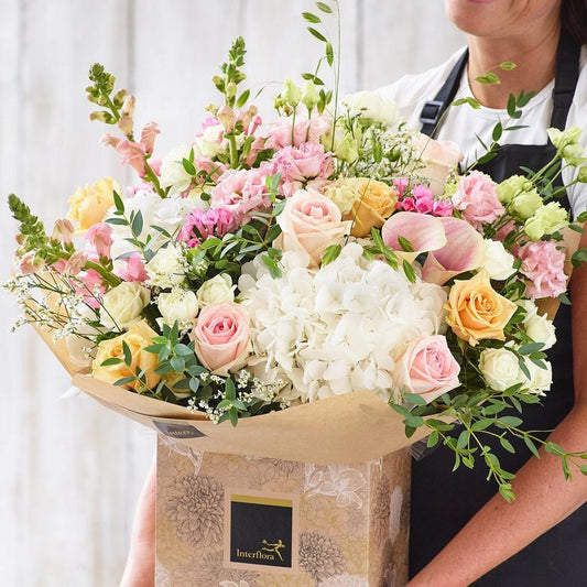 Hand-tied bouquet made with the finest flowers