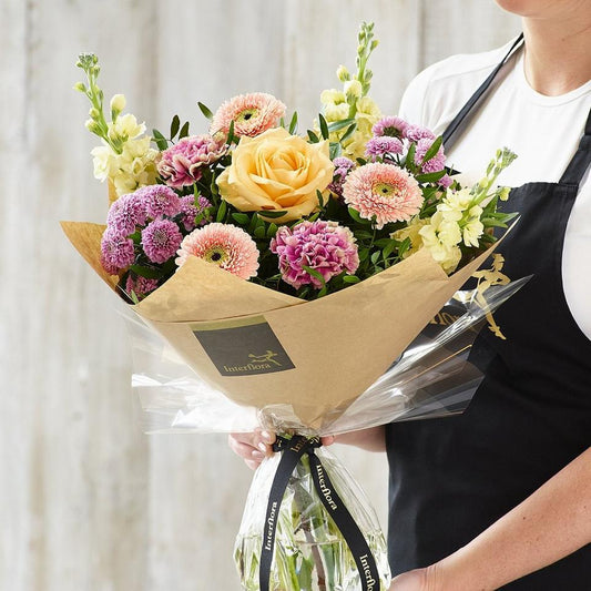 Hand-tied bouquet made with the finest flowers