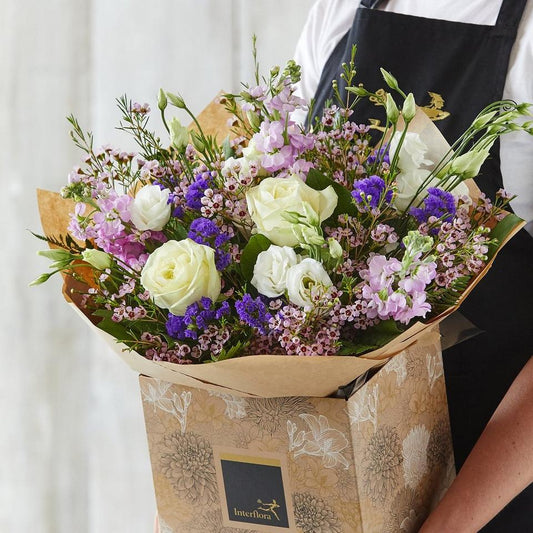 Hand-tied bouquet made with the finest flowers