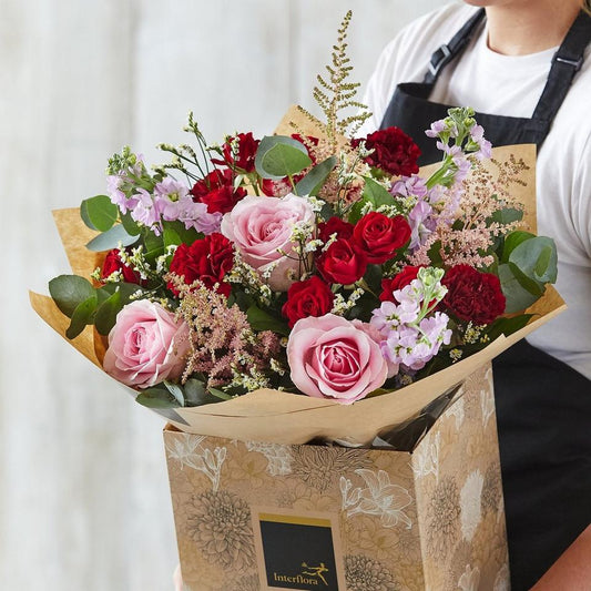 Hand-tied bouquet made with the finest flowers