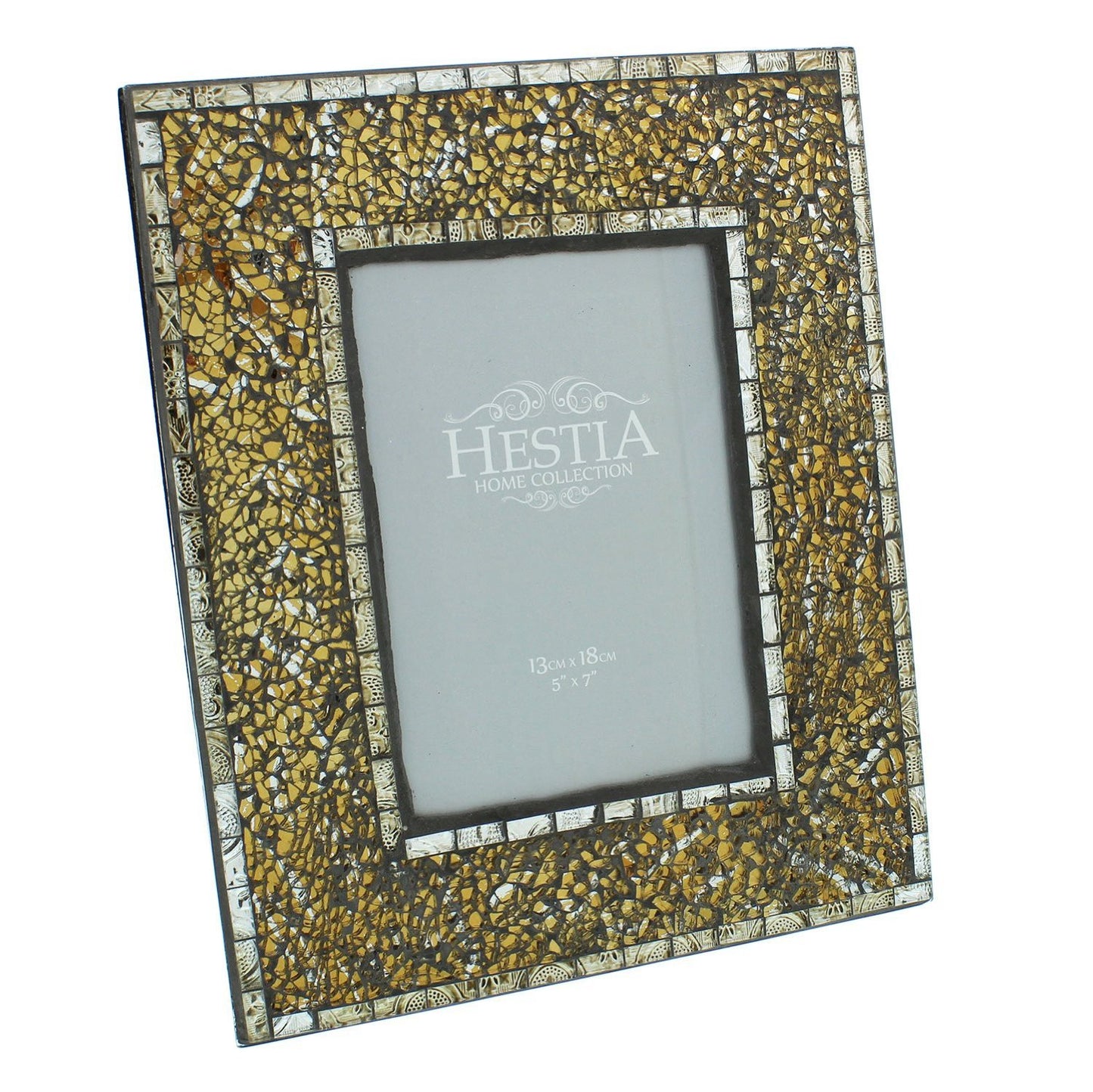 Hestia Bronze Glass Mosaic Frame 5" x 7"