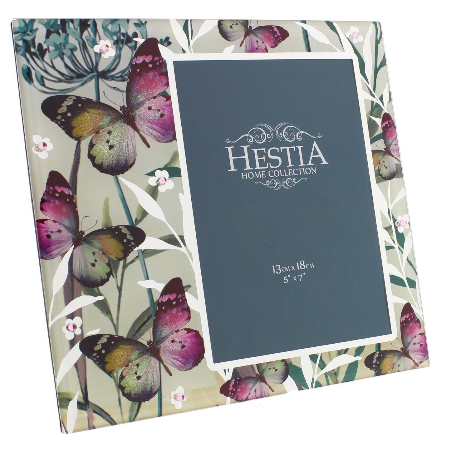Hestia Butterfly Collection Photo Frame 5" x 7"