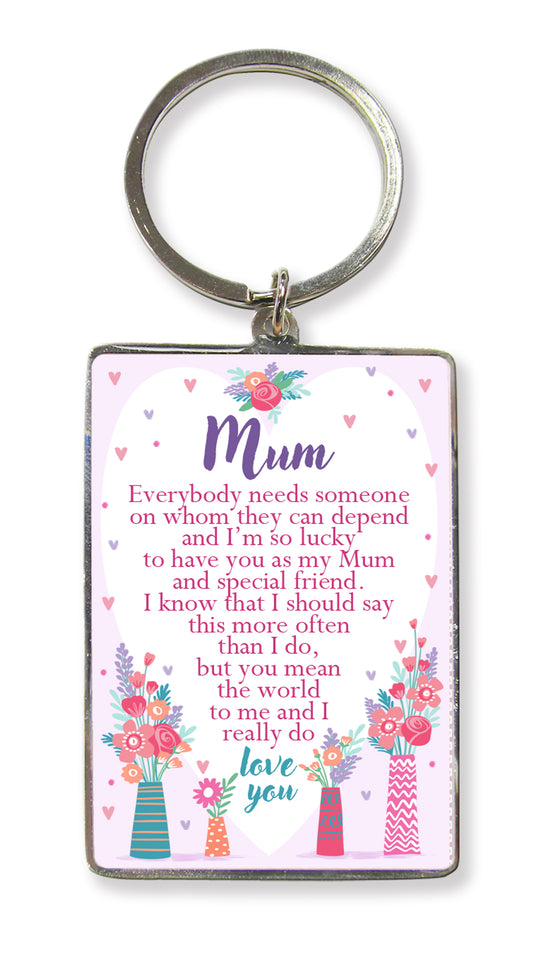 Mum Keyring