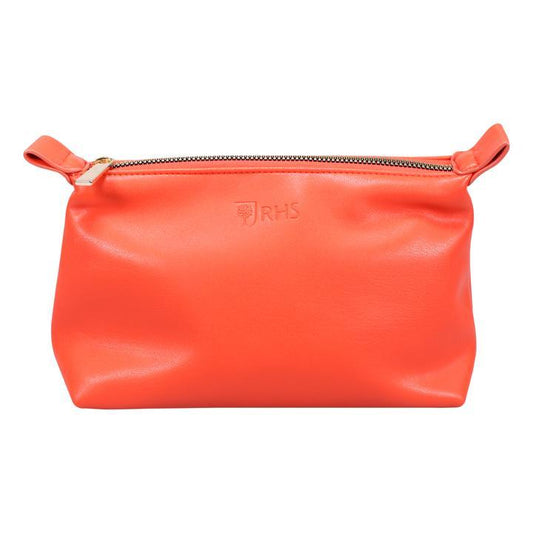 RHS Make Up Bag - Plain Coral