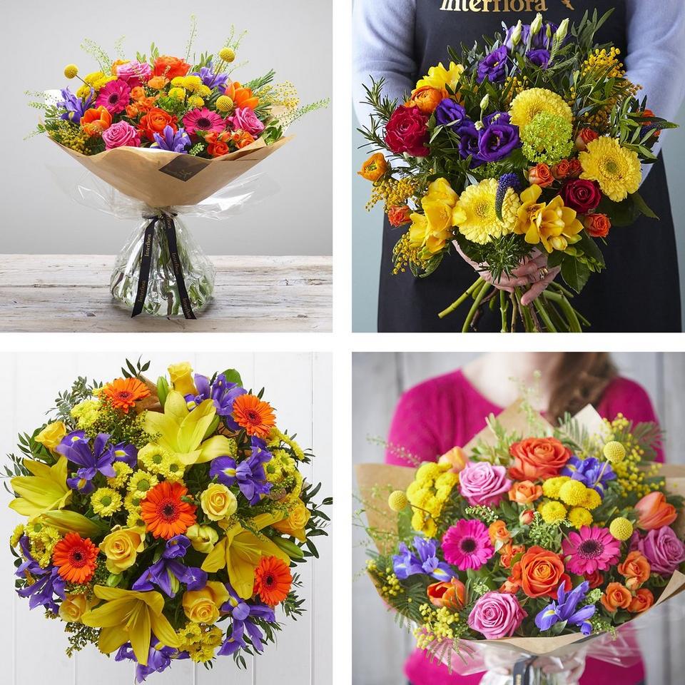 Spring hand-tied bouquet made with the finest flowers