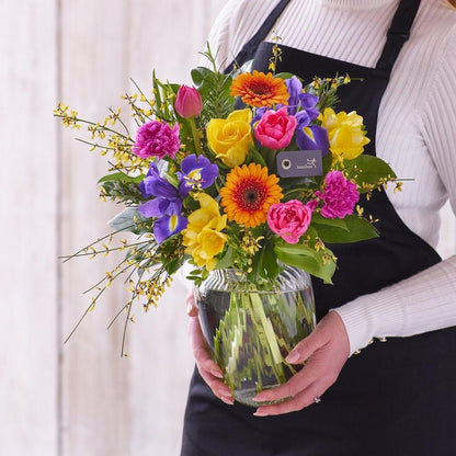 Spring vase made with the finest flowers