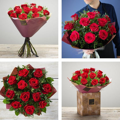 12 Luxury Dozen Red Roses