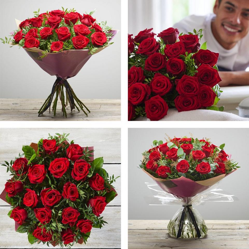 Sumptuous 18 Red Rose Bouquet