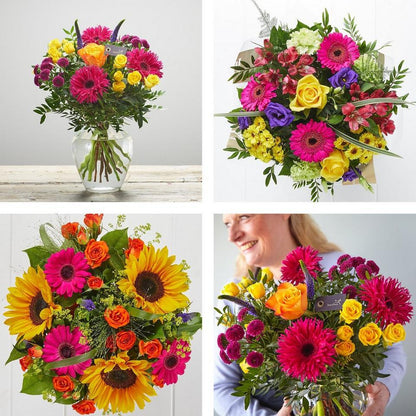 Vase made with the finest flowers