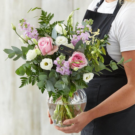 Vase made with the finest flowers