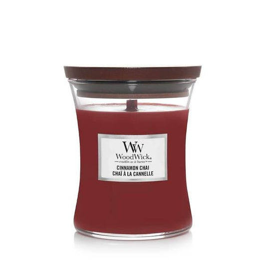 WOODWICK Cinnamon Chai Medium Jar Candle