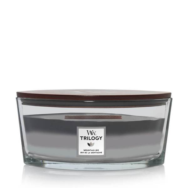 WoodWick Mountain Air Ellipse Trilogy Candle