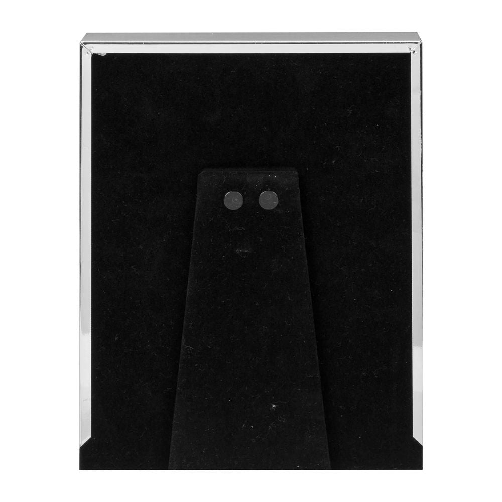 4" x 6" - Bambino Silver Finish Frame - Teddy & Blue Mount