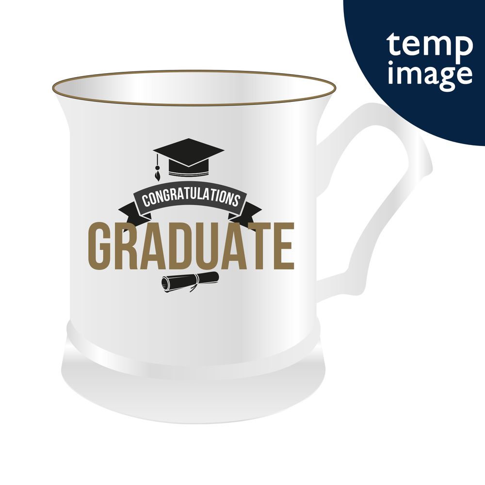 Graduation New Bone China Mug - Congratulations Graduate
