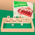 WOODEN SHUT THE BOX GAME