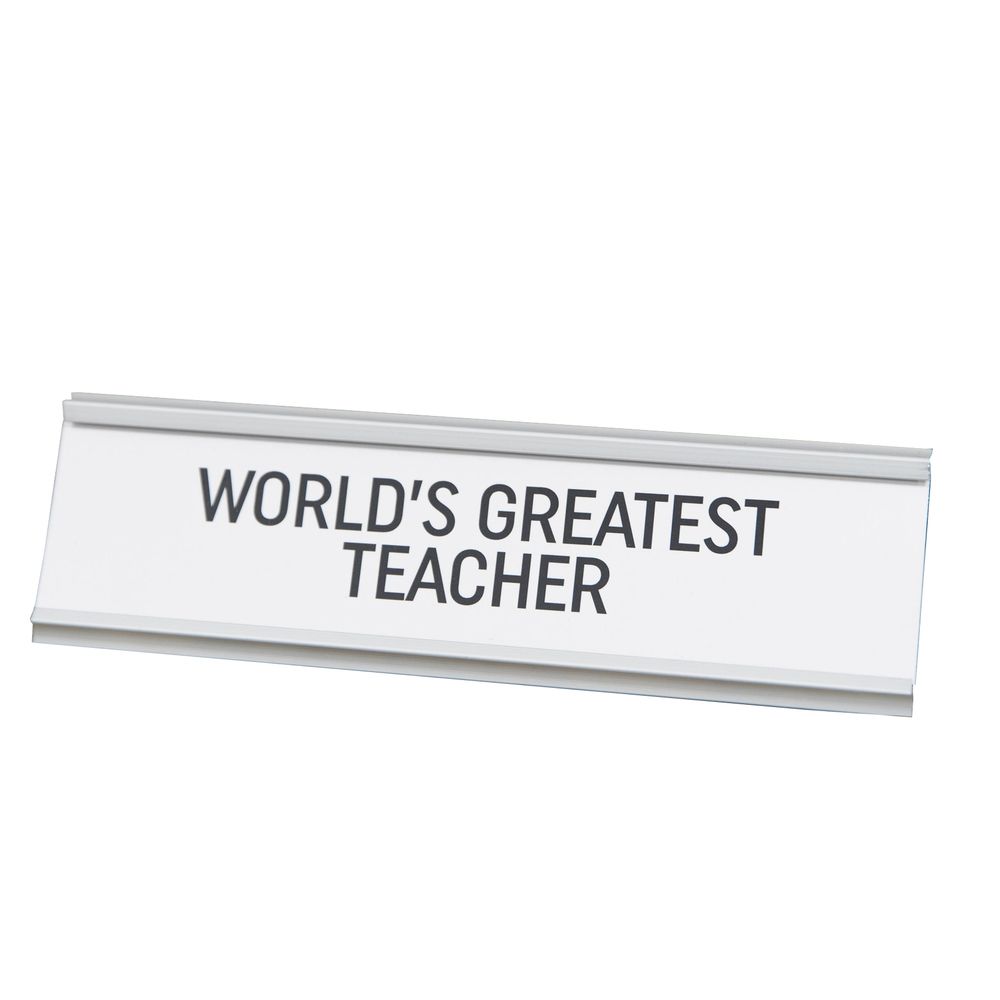 World's Greatest Teacher Desk Plaque **MULTI 6**