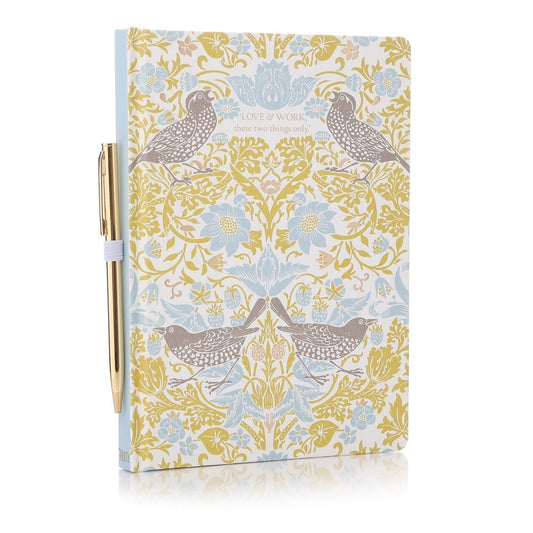 William Morris Address Book and Pen