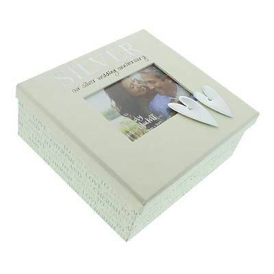 Silver Anniv Keepsake Box