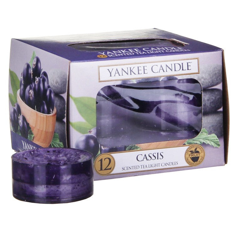Cassis Tea Lights Yankee Candle