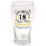 Signography Birthday Pint Glass 18