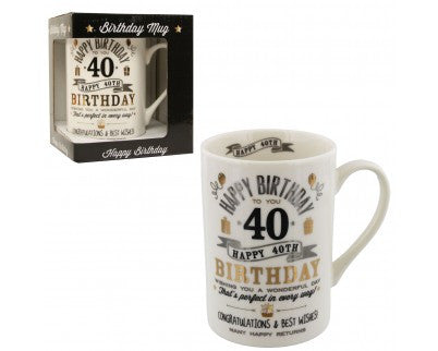 Signography Birthday Silver & Gold Design - 40