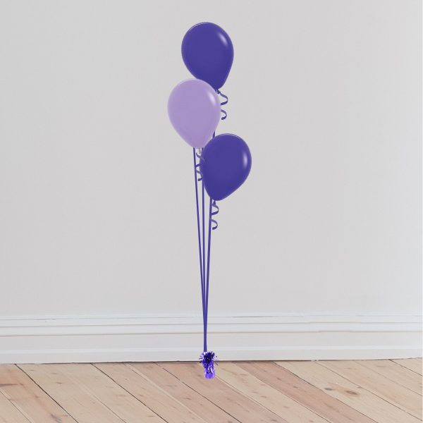 Latex 3 Trio Balloon Bouquet