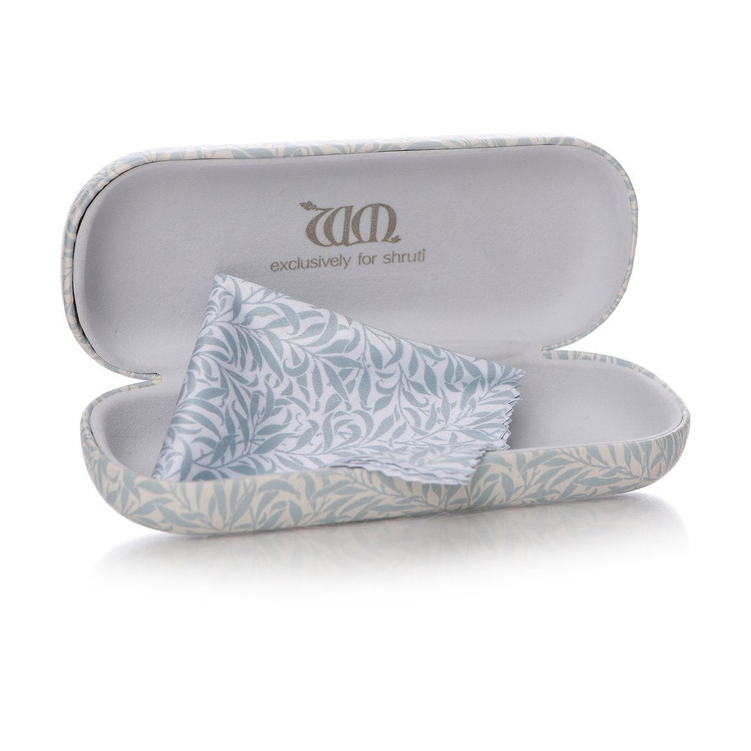 William Morris Willow Glass Case - Light Blue