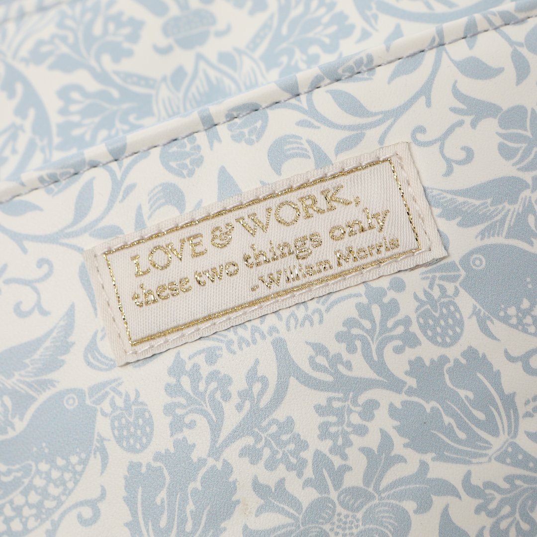 William Morris Strawberry Thief Cosmetic Bag
