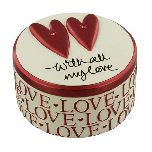 Wendy Jones-Blackett Resin Trinket Box - All My Love