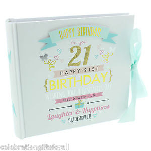 Signography Birthday Girl Photo Album 4"x6" - 21st Birthday