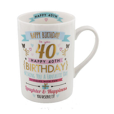 Signography Birthday Pink & Gold Design 40th