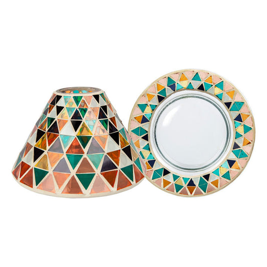 CORSICA MOSAIC LARGE SHADE & TRAY