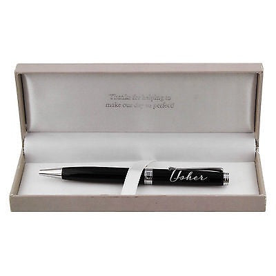 Amore Collection Gift Boxed Pen Chrome Plated - Usher