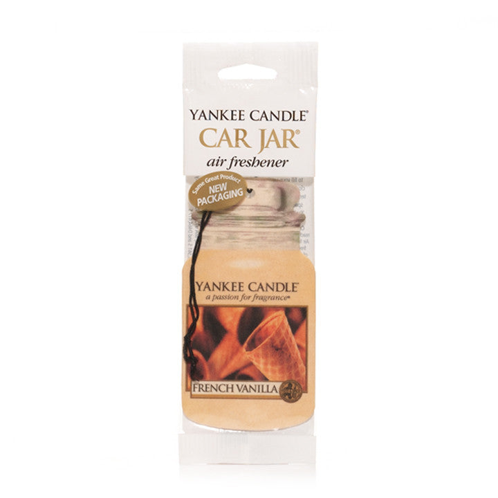 French Vanilla Car Jar Yankee Candle