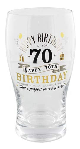 Signography Birthday Pint Glass 70