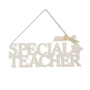 Special Teacher Hanging Sign