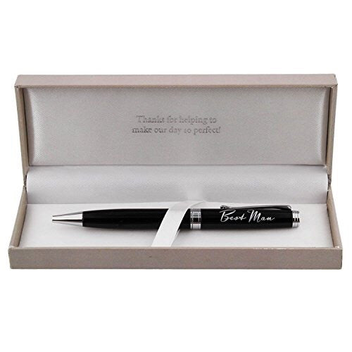 Amore Collection Gift Boxed Pen Chrome Plated - Best Man