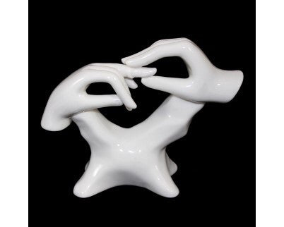 Juliana Wedding Collection Porcelin Fig - Hands with Ring