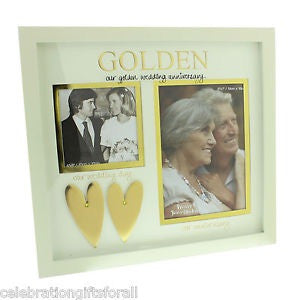 Wendy Jones-Blackett Double Frame Golden Anniversary