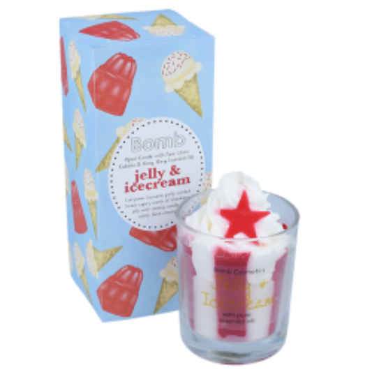 Jelly & Ice Cream Piped Candle