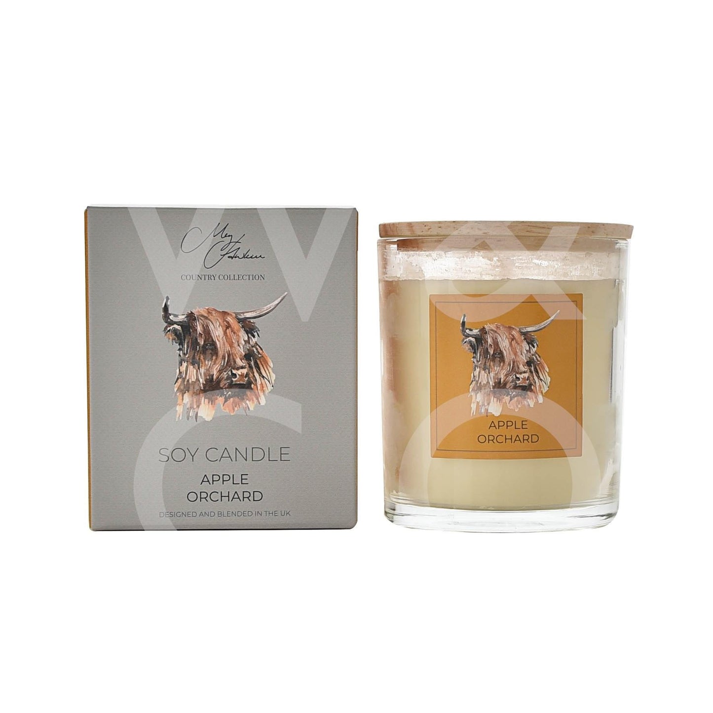 Meg Hawkins 250g Soy Wax Candle - Highland Cow