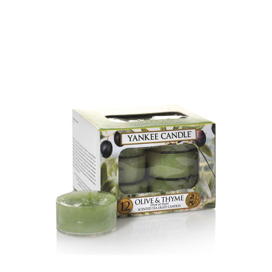 CLASSIC TEA LIGHTS OLIVE & THYME