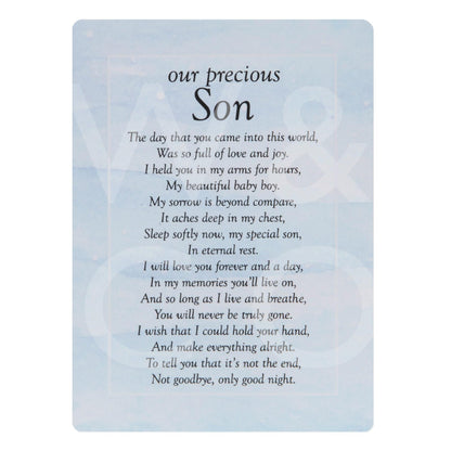 Graveside Memorial Cards - Our Precious Son