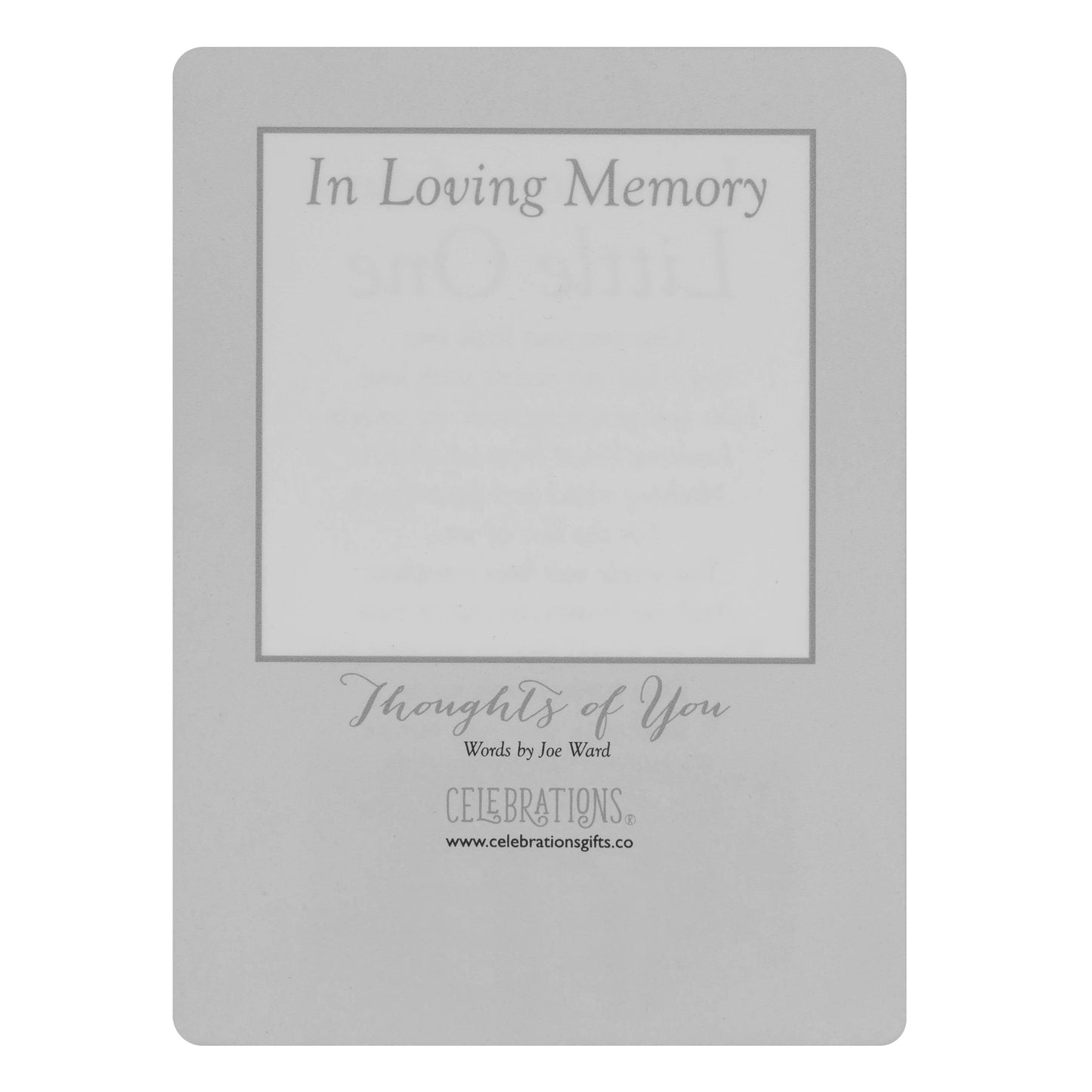 Graveside Memorial Cards - A Golden Heart